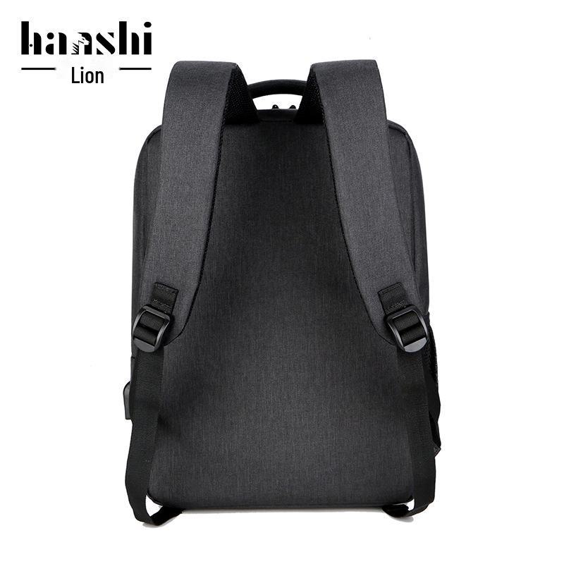 Men's High-End Fashion Waterproof Business Commuter Backpack with Large Capacity for Laptops and Travel