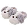 Children's Indoor Non-slip Cute Puppy Slippers - Boys' and Girls' Warm Cotton Fur for Autumn/Winter