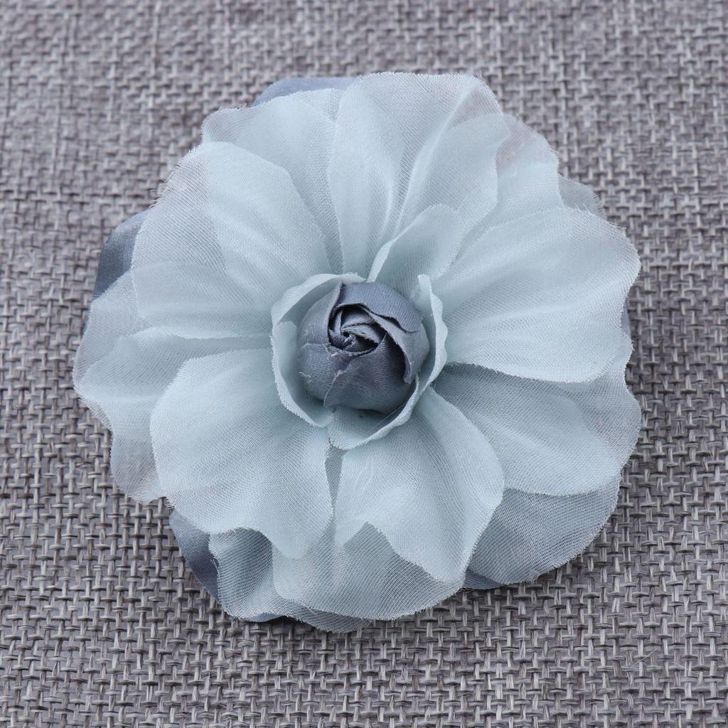 Crystal Gauze Fabric Flower DIY Embellishments - Handmade Art Flower Accessories for Clothing and Corsages