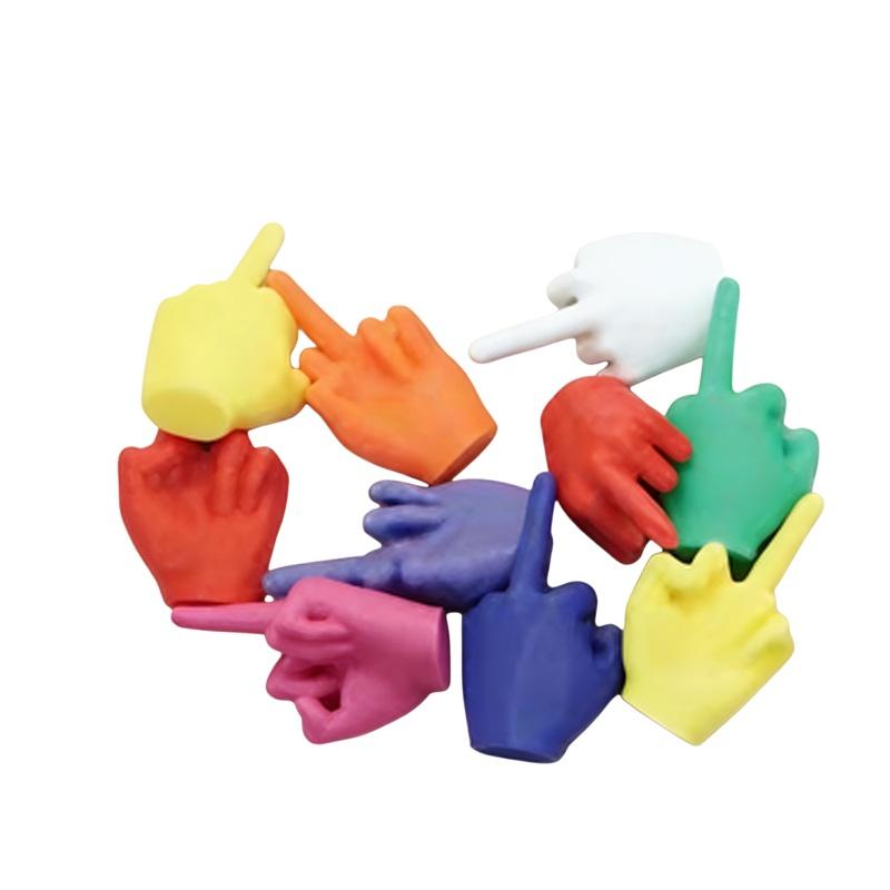 3D Printed Finger Gesture Statue Modern Hand Design Figurine Art Sculpture for Home Living Room Tabletop Ornament