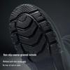 Men's Winter Velvet-Lined Non-Slip Waterproof High-Top Rain Boots for Outdoor and Work