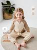 Kids' Cartoon Pajama Jumpsuit - Long-Sleeve Cloud Cotton Sleep Sack for Boys and Girls