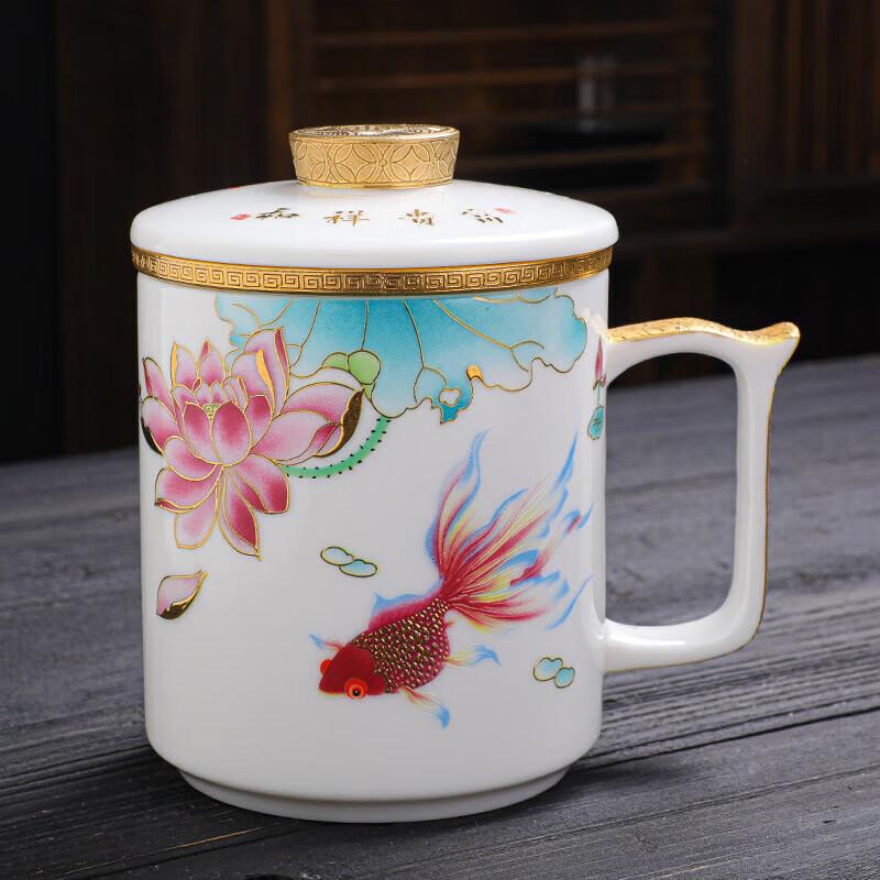 Chaxun Ceramic Office Tea Cup with Lid