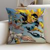 Bold IInvincibleS Cushion Cover Breathable and Skinfriendly Linen Pillowcase Square Removable and Washable Cushion