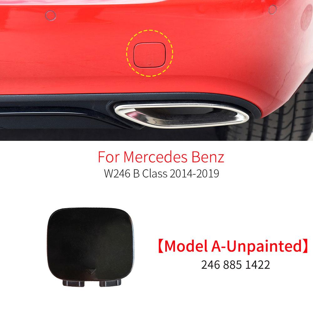 Car Rear Bumper Tow Hook Cover Cap Replacement Accessory Black White For Mercedes Benz B Class W246 B180 B200 B220 2014-