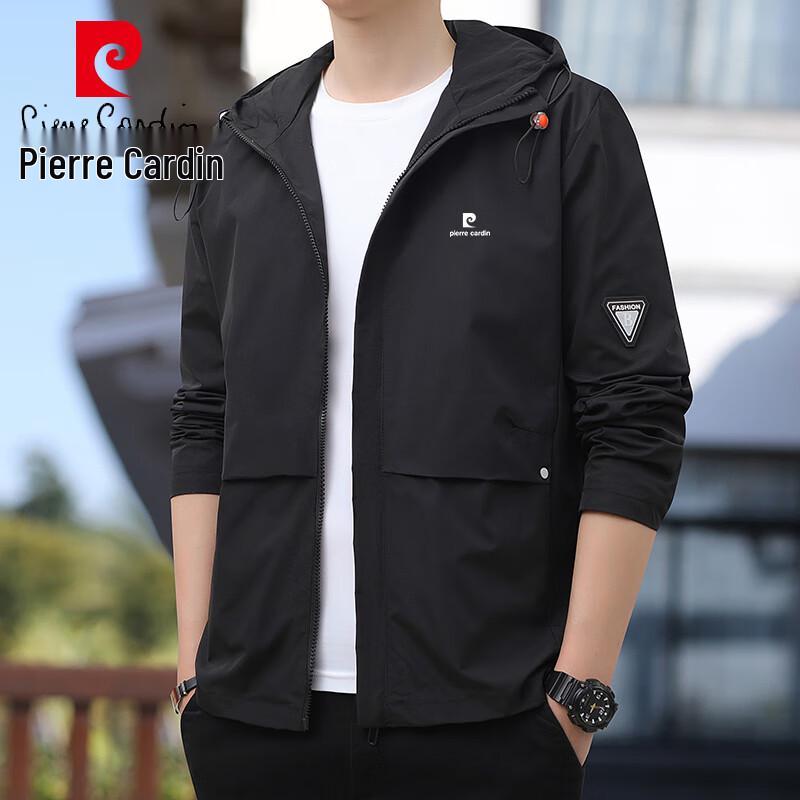 Pierre Cardin Men's Hooded Casual Outdoor Jacket