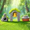 Micro Landscape Ornament Durable Resin Miniature Fairy Tale Accessories for DIY Moss Gardens And Ecological Bottles