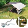 Metal Camping Tent Light Stand Hanging Hook Multifunctional Camping Tent Bracket