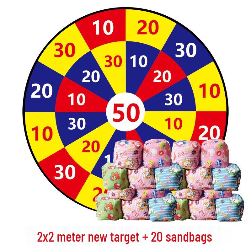 Sandbag Toss Target: Fun Outdoor Game for Kindergarten Team Building