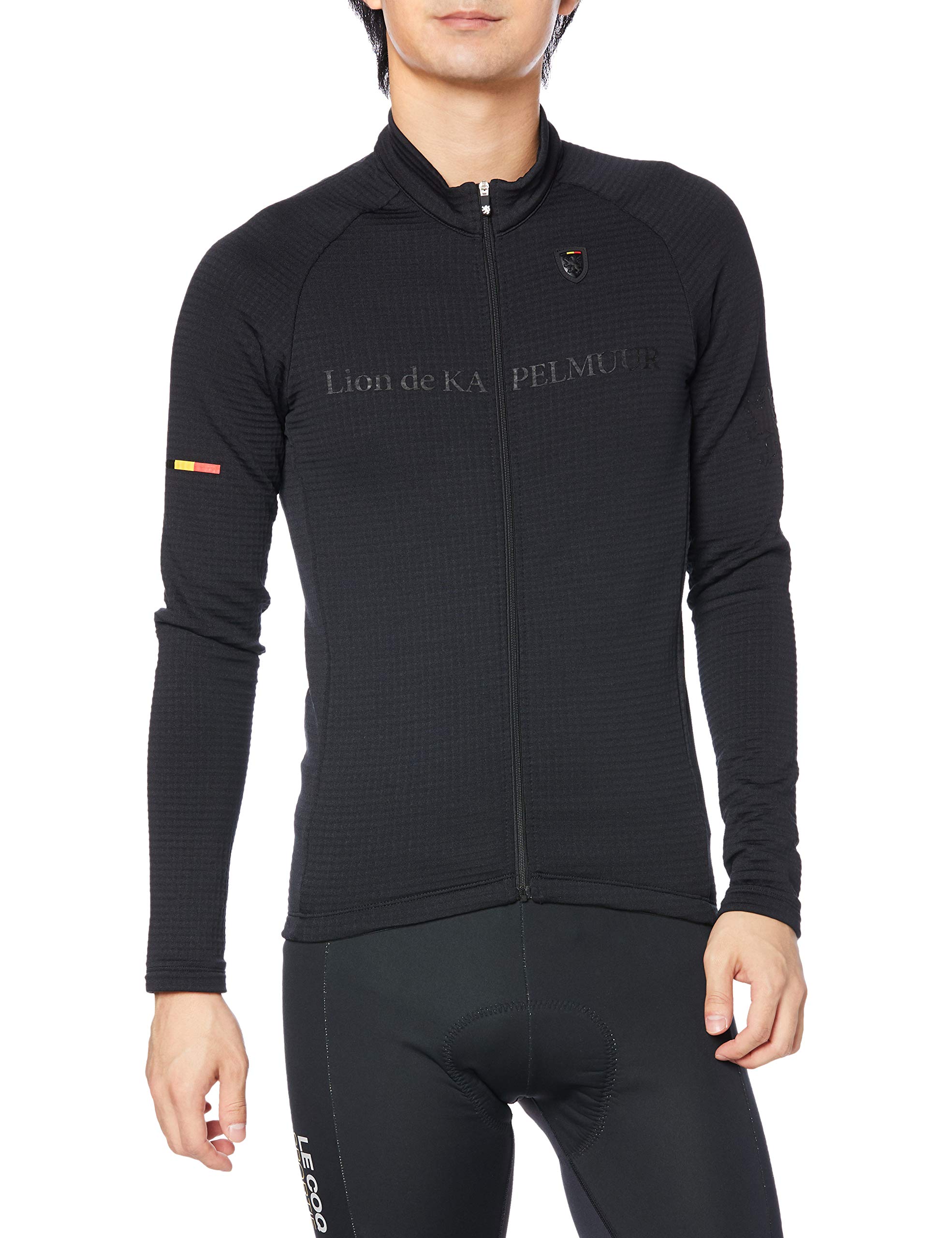 

Lion de Capelmuur Polartec Light Warm Power Japan Size XS to Japanese size Jersey, Grid, Black, lils015, (equivalent XS) чёрный