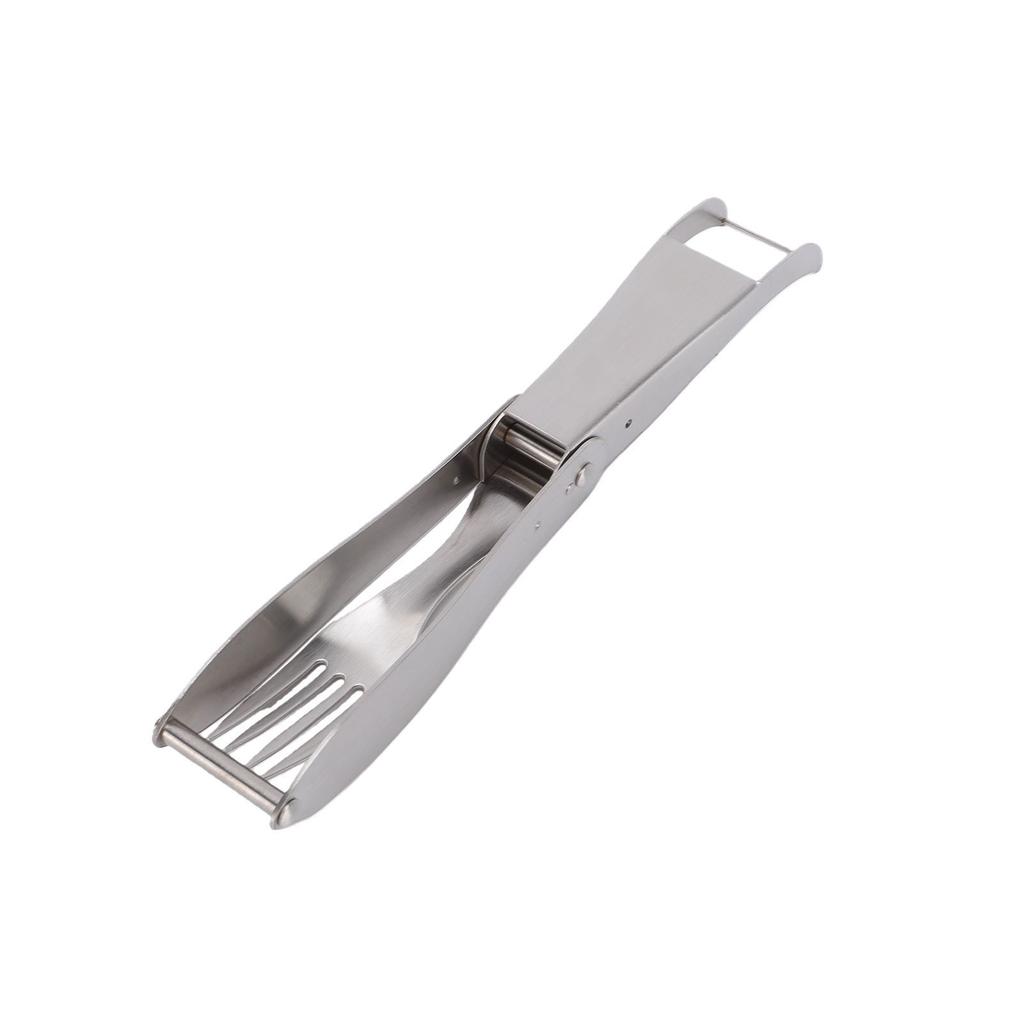2 In 1 Stainless Steel Fruit Cutter Watermelon Cutter with Retractable Fork for Camping Picnic