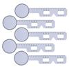 5pcs Eye Pupil Distance Meter Smoothing Edges Prevent Slip Handle Ophthalmic Measure Tool