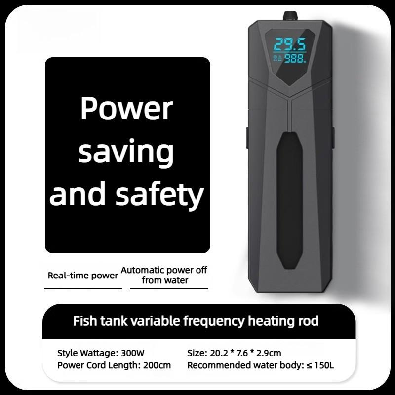 Mini Digital Display Small Turtle Tank Aquarium Heating Device Automatic Constant Temperature Fish Tank Heating Rod