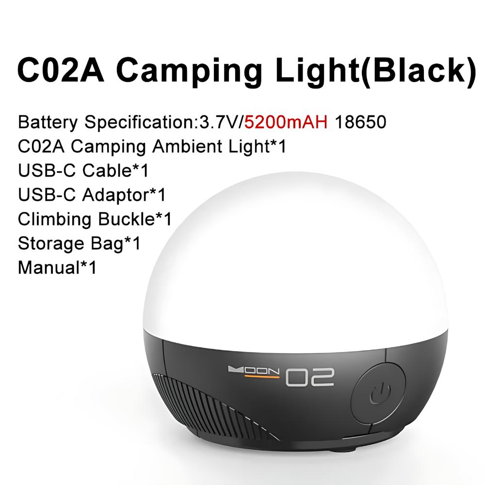 

Сенсорное управление Диммируемая лампа с сенсорным управлением Долгое время работы от аккумулятора Водонепроницаемый ночник Для походов чёрный