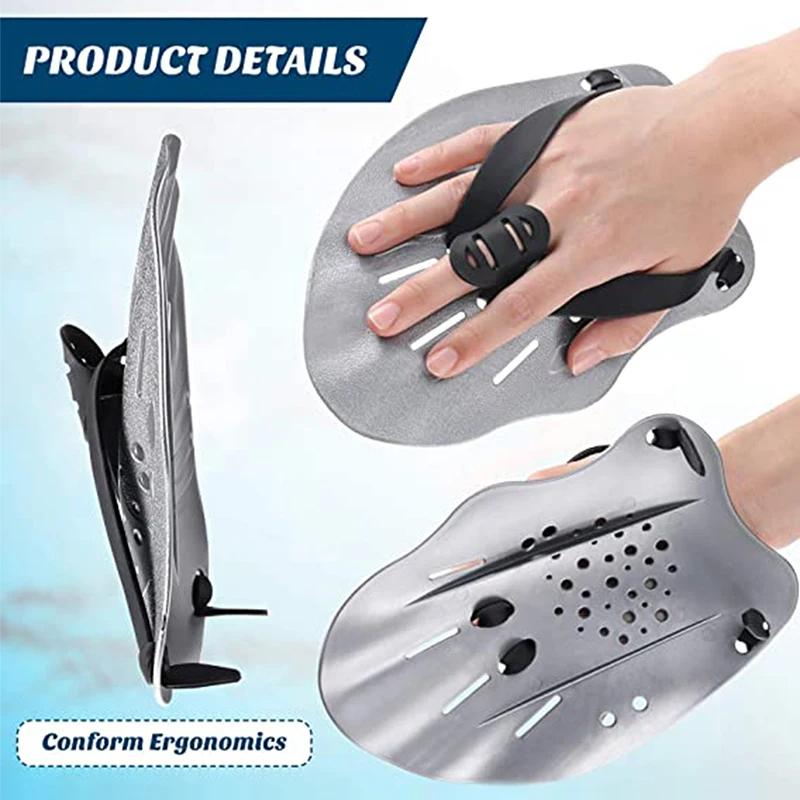 Palete Antrenament Înot Palete Mână Înot Mănuși Snorkeling Scufundări Înotătoare Înotătoare Sport Silicon Palmă Curele Reglabile