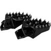 CRF50 Foot Pegs,CRF 50 Footpegs 2025 2024-2013 Dirt Pit Bike,CNC Aluminum AlloyMotorcycle,Wider Platform,Black
