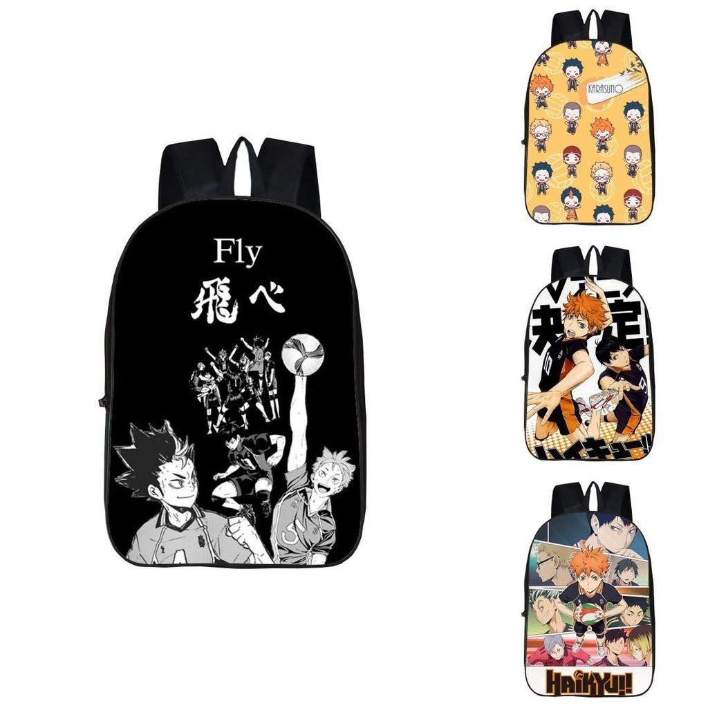 Anime Haikyuu Karasuno High School Backpack With Durable Oxford Cloth And Smooth Zipper