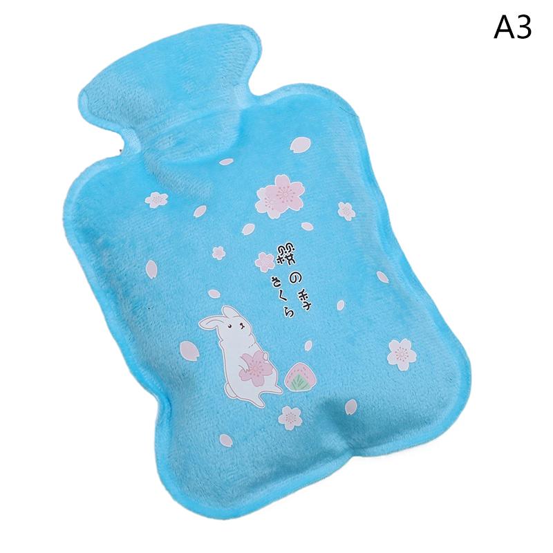 

Мультяшный плюшевый кролик медведь кошка бутылка для воды наполнение водой бархат портативный студенческий грелка для рук милый теплый мешок для воды