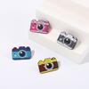 Retro Cartoon Colorful Camera Brooch: Trendy, Cute, Creative Design Badge