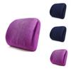 Plush Lumbar Support Pillow With Memory Foam For Chair And Bedroom Decor