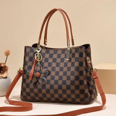 Bag Women's Large Capacity Handbag 2025 New Middle-aged Versatile Mom Bag One Shoulder Crossbody Bag Women's Bag Women's Bag