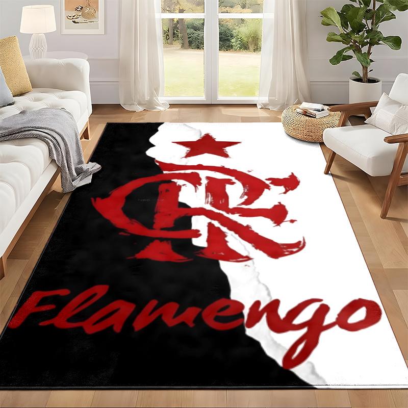 CR Flamengo Carpet Door Mat for Living Room or Bedroom Protective Mat Under Chair Office Decoration Christmas Gift Birthday Present