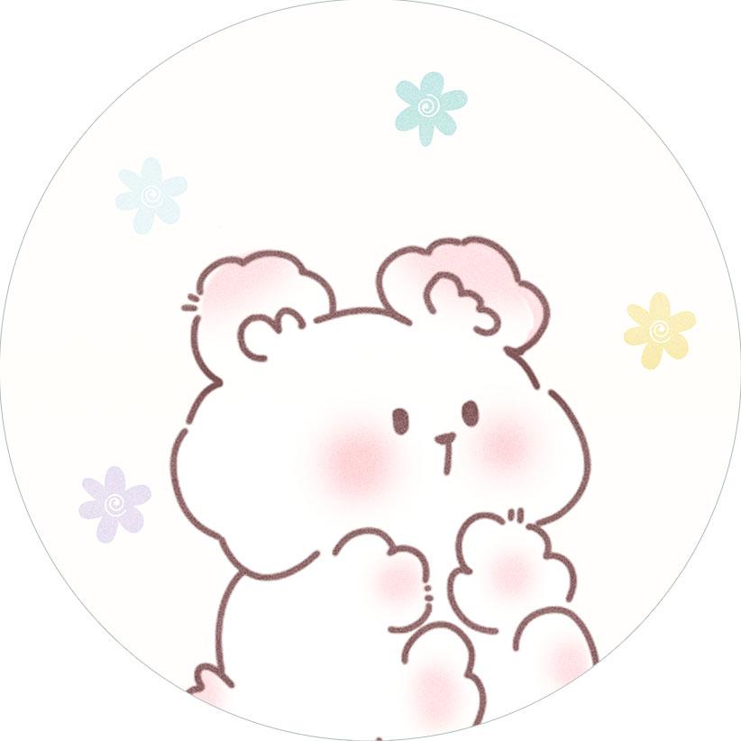 Cartoon Round Rugs for Living Room Fluffy Soft Plush Carpet Thickened Kids Bedroom Floor Mat Study Decor