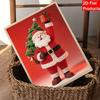 Pearl Painting DIY Kit Santa Claus Christmas Tree Gift Frameless Handmade Bead Canvas Art Creative Leisure Craft for Bedroom Living Room Decor