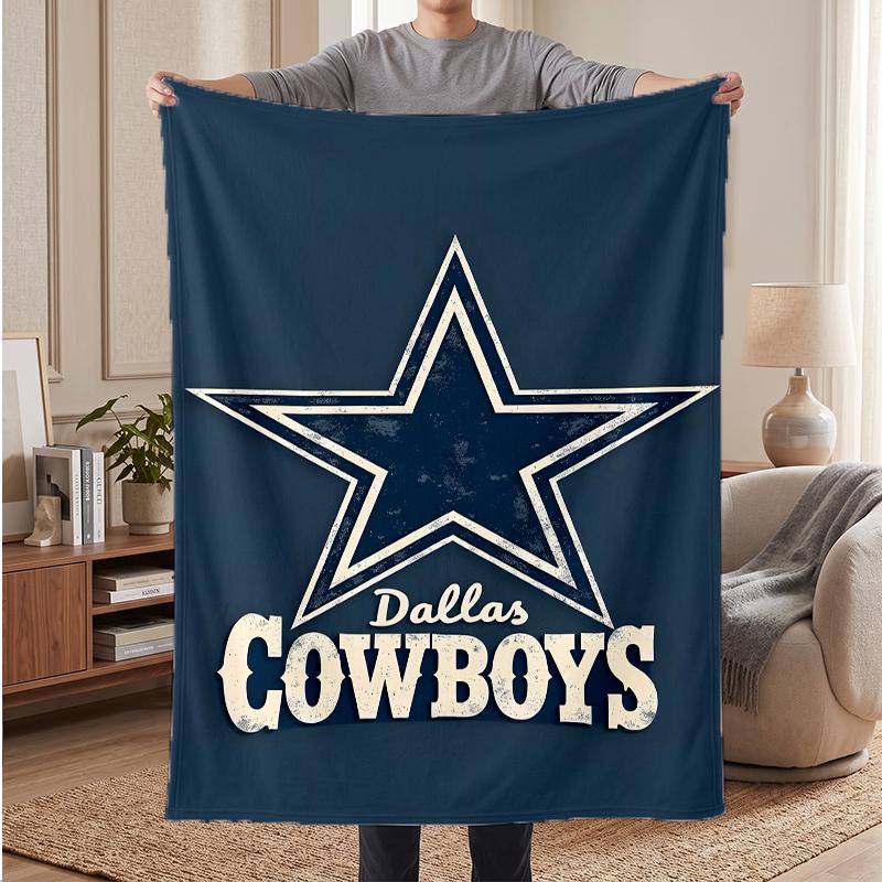 Dallas Cowboys Soft Warm Flannel Blankets Comfortable Blanket for Home Decoration Gifting