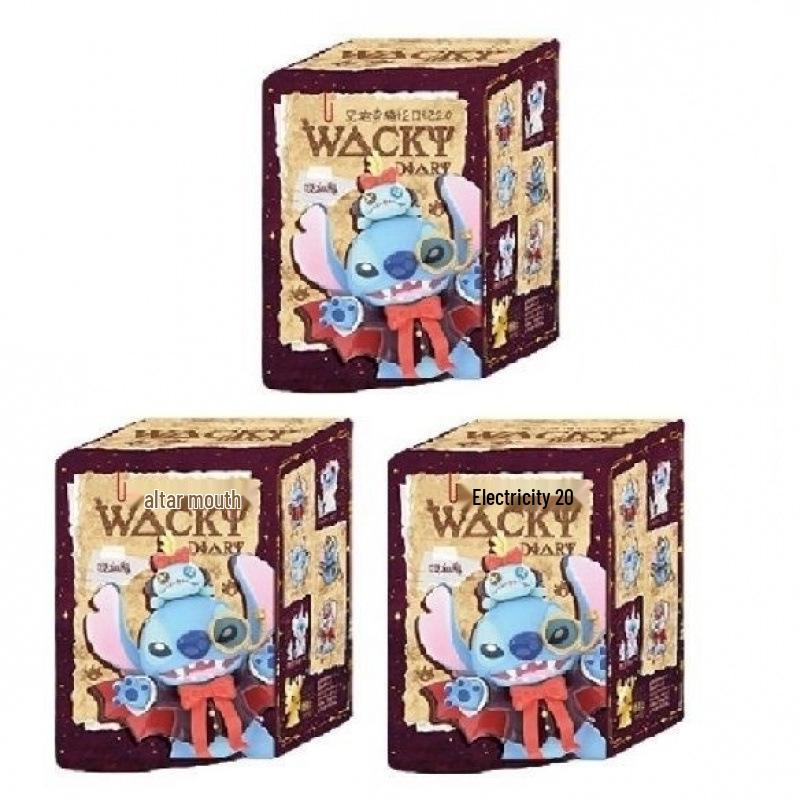 Estátua Stitch Diário Engraçado 2.0: Ornamento de Boneca Surpresa da Moda