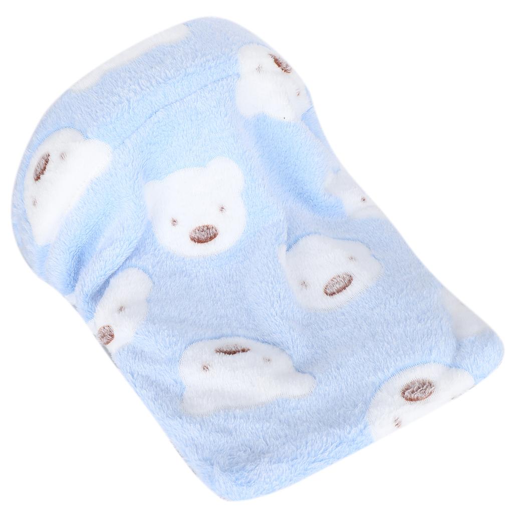 Mini Haustier Winter Schlafbett Käfig Abnehmbar Hamster Meerschweinchen Warmes Haus Höhle(Blau L)