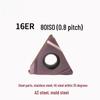 Haojiang AG60 CNC Threading Inserts Tool Holder for Internal/External Threads In Stainless Steel
