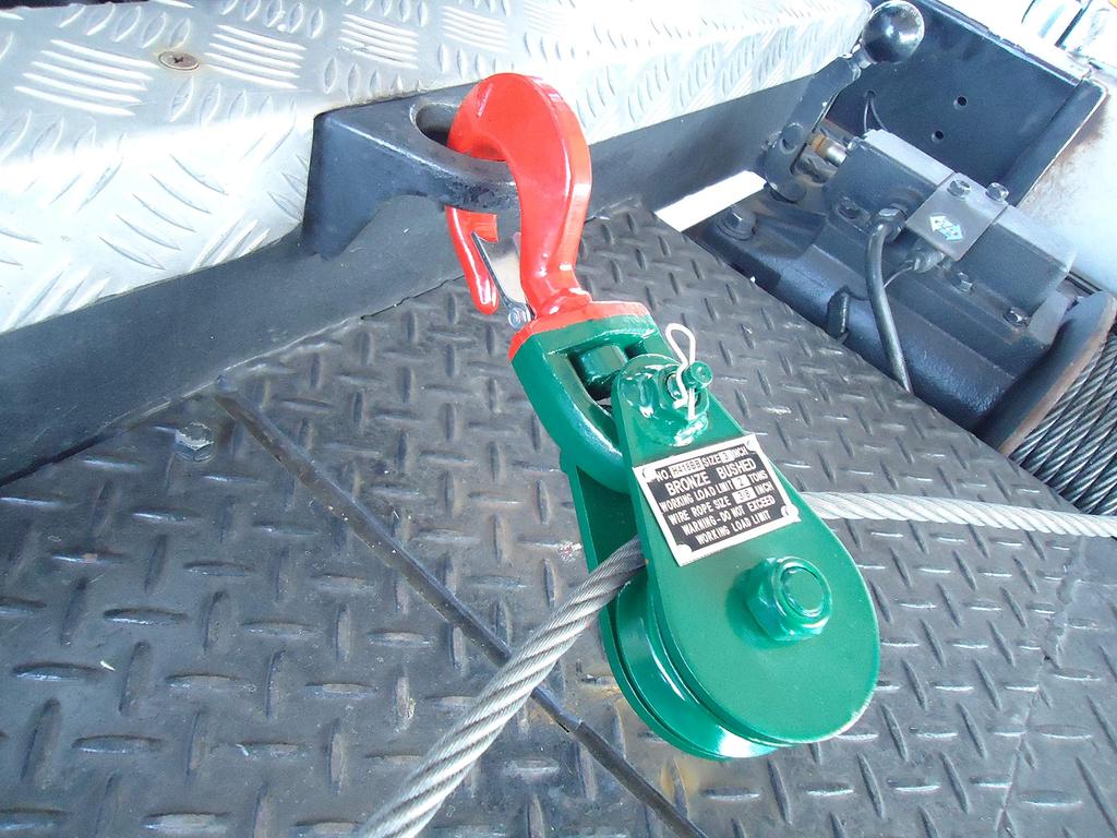 2-ton Snatch Block, Block Pulley, Hook Type, Swivel Type, for Tow Trucks, Loaders, Towing Supplies, Road Service