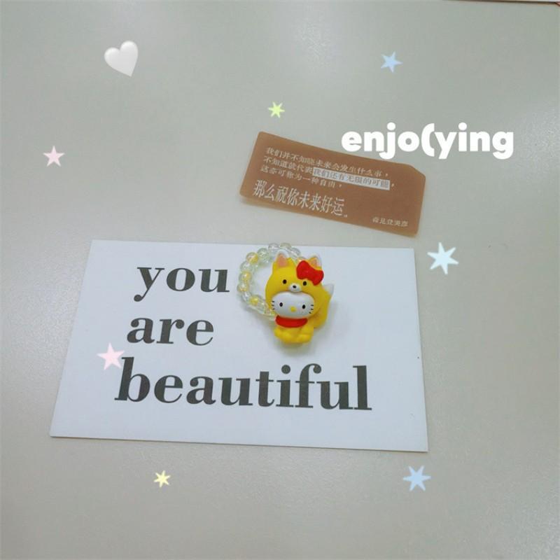 

Kawaii Rings Pearl Sweet Beaded Elastic Ring Accessory New Korean Style Jewelry Accessories Best Friend Girl Gifts