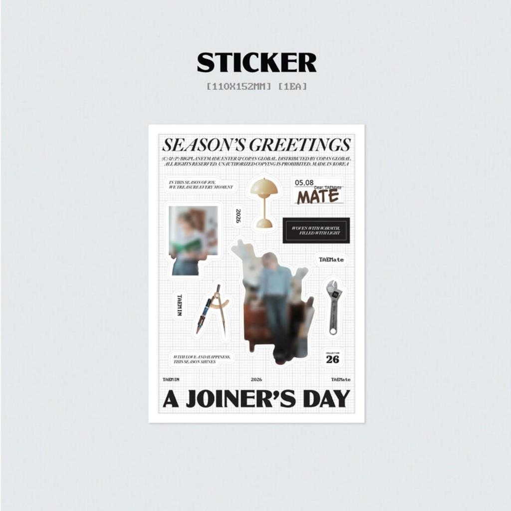 TAEMIN 2026 Season’s Greetings A JOINER’S DAY Official K-Pop Merchandise
