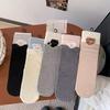 Cartoon-style Plush Small Animal Mid-calf Cotton Socks, School-style Women's Socks, Trendy, Cute and Versatile, Pile Pile Socks