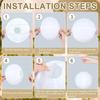 30Pcs Round Paper Lantern Wedding Decor Flowers Ball Lampion DIY Hanging Pompom Crafts Home Christmas Birthday Party Supplies