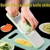 Multifunctional Kitchen Vegetable and Potato Slicer, Peeler, Shredder, and Grater