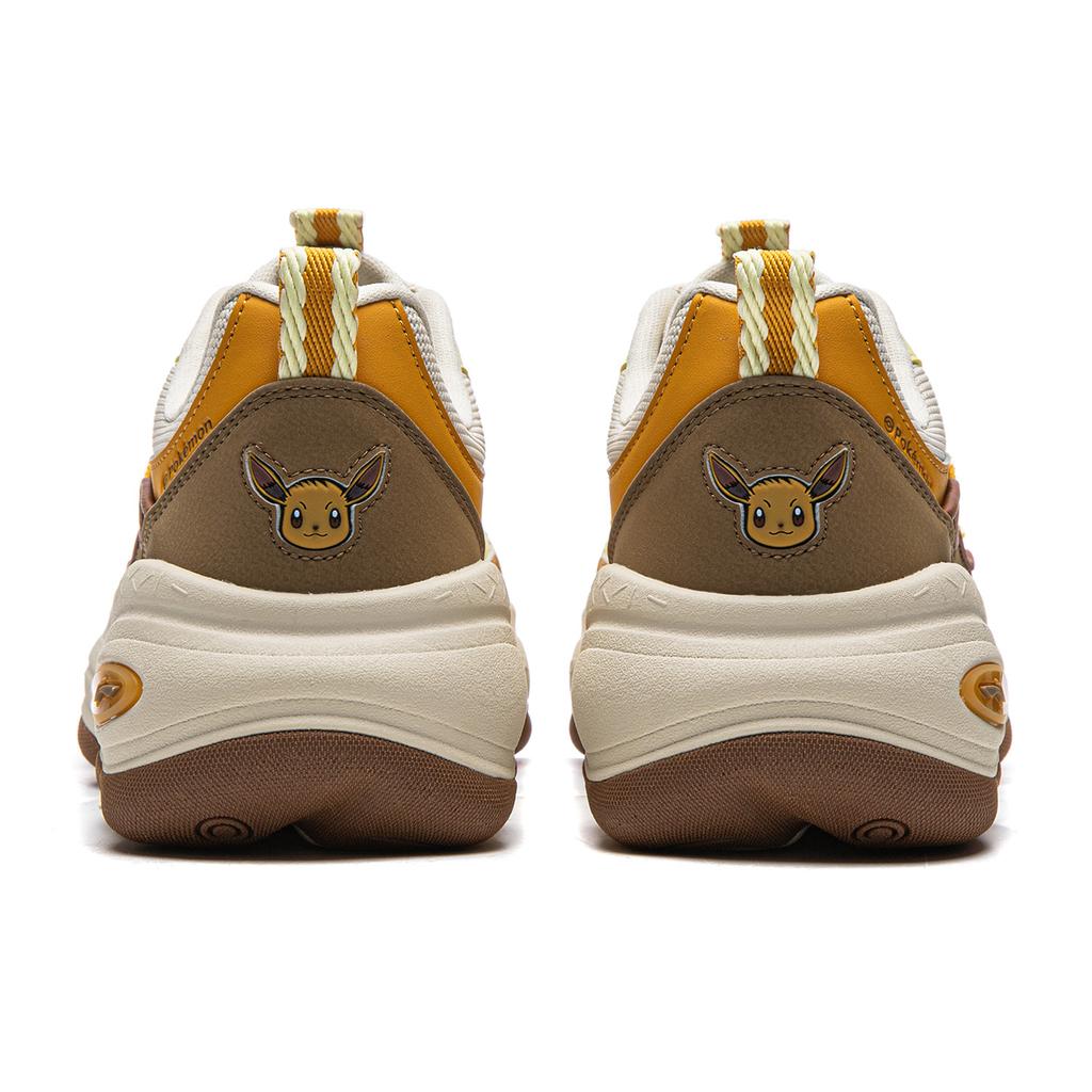 Li Ning Honey 3 Fashion Comfortable Shock Absorbing Durable Low Top Casual Shoes Women Casual Shoes Brown Yellow Gray AGCW180-1