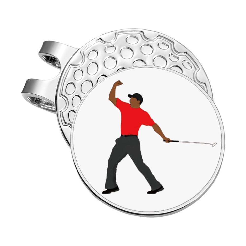 Magnetic Golf Ball Marker Position Marker Golf Cap Clips Funny Golf Hat Clips  Men Women