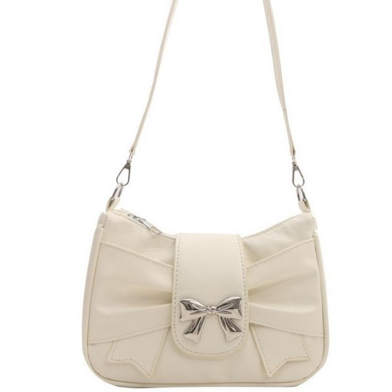 Všestranná dámská taška přes rameno s obloukem, francouzská niková taška do podpaží, malá čtvercová taška, skládaná taška, nová módní verze