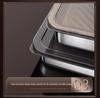 304 Food-Grade Stainless Steel Tray for Dumplings & Wontons - Freezer & Refrigerator Safe