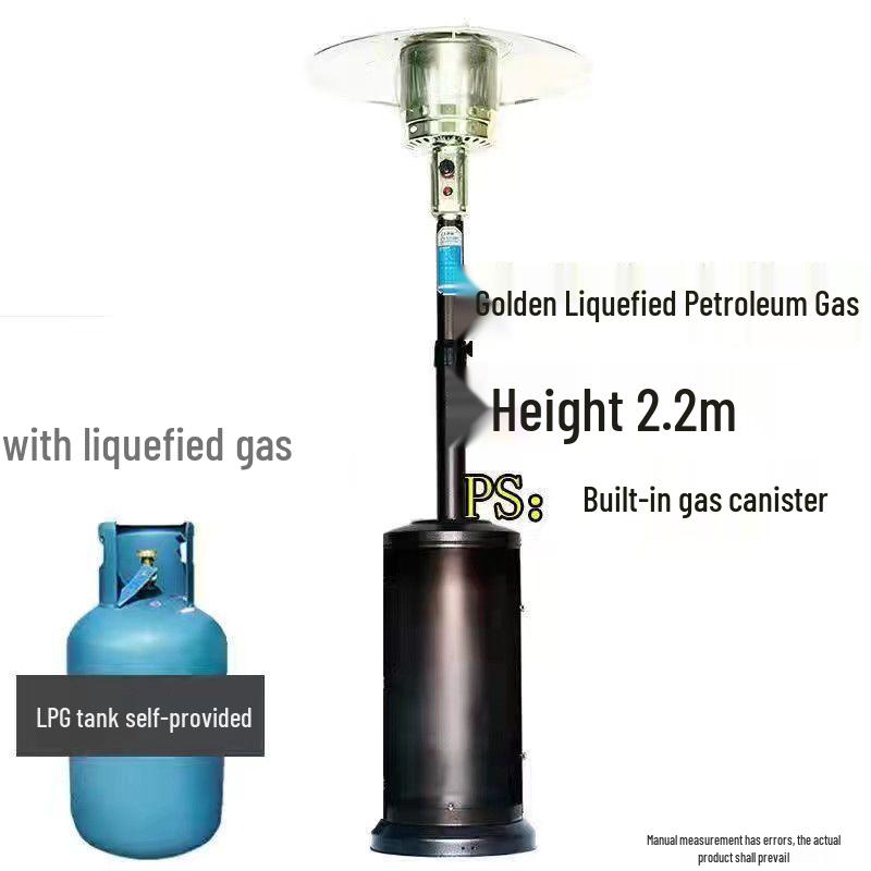 Umbrella-Shaped Gas Stove: Indoor/Outdoor LPG & Natural Gas Heater for Home or Commercial Use