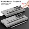 Invisible Elastic Bracket 2in1 Pen Slot Phone Case for Samsung Galaxy Z Fold7 Fold 6 7 with Screen Film Armor Shockproof Cover