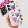 For Xiaomi Poco M6 5G Case Stylish Painted Cover Clear Silicone Phone Case For Xiaomi Poco M6 Pro M6Pro PocoM6 Soft Cover Bumper