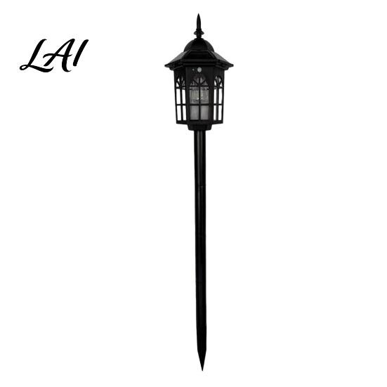 Energy Saving Outdoor Light Solar Vintage Garden Stake Light Motion Sensor Pathway