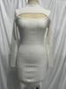 2025 Autumn/Winter Chic Hollowed-Out Sexy Tight Short Dress