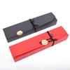5 Stück Lange Box Schokolade High-End-Papierbox-Version Einzelnes Gitter Langes Band Hochzeits-Süßigkeitenbox Schmuckverpackung