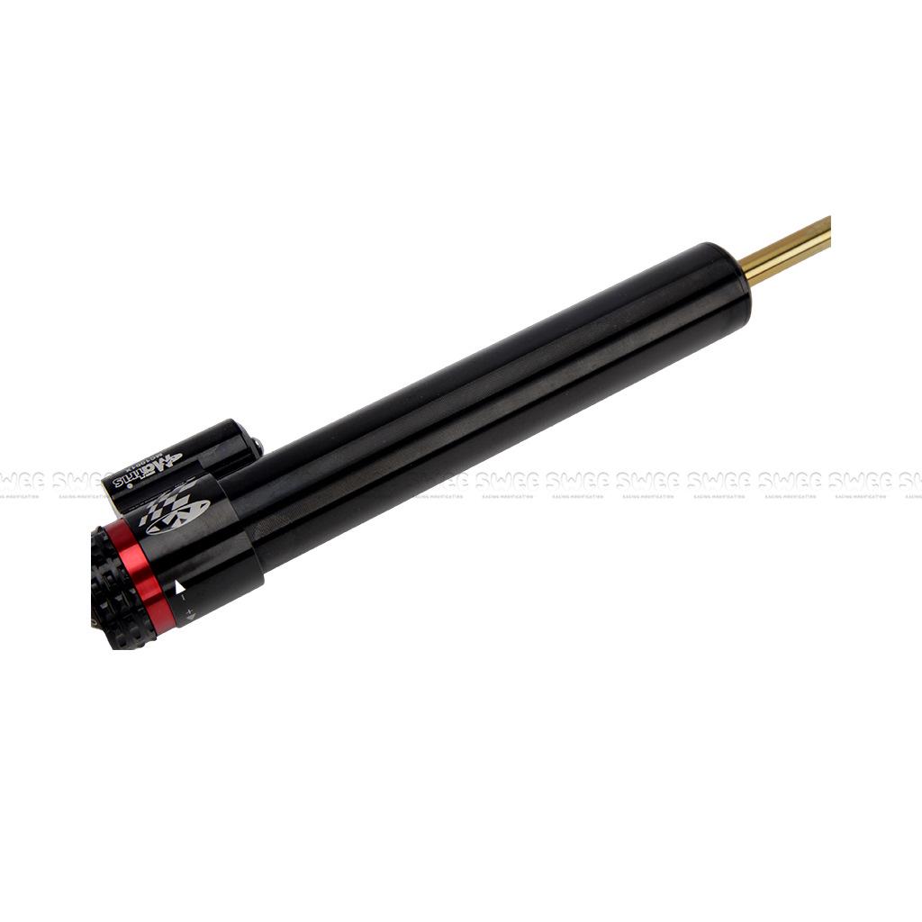 Universal Titanium Adjustable Steering Damper Stabilizer - Anodized Black