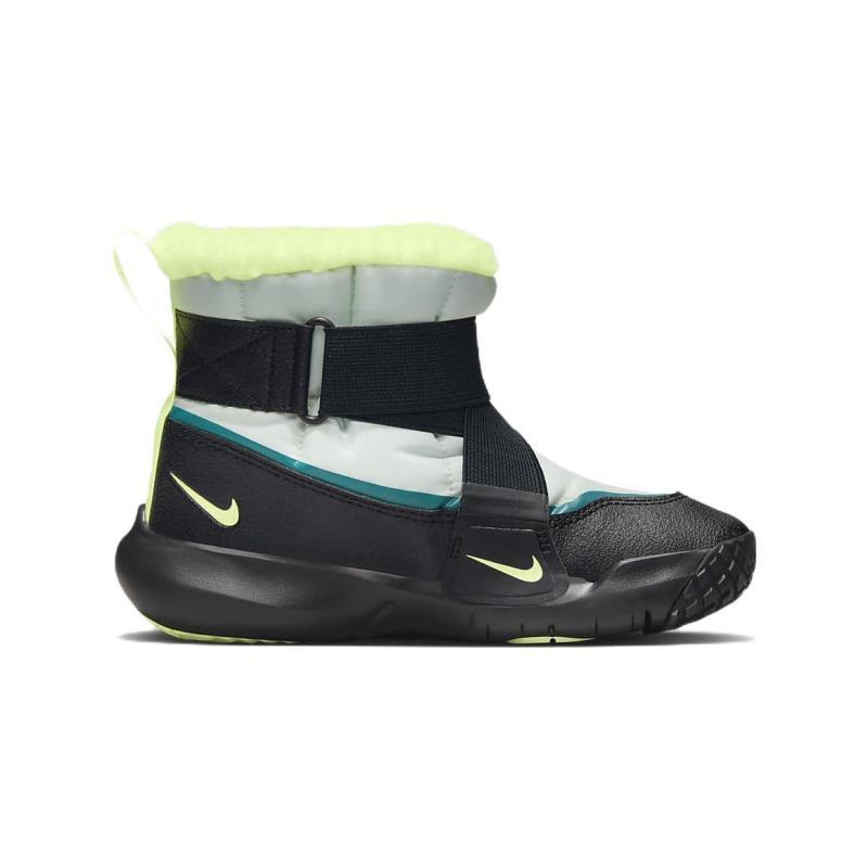 Nike Flex Advance Boot Anti-Slip And Wear-Resistant Warm Kids' Boots Yellow Green Children Aged 3-7 Years Old Sneakers DD0304-001